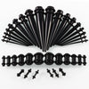 Acrylic Hiphop Geometric Ear Expander Earrings Piercing Jewelry Set
