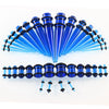 Acrylic Hiphop Geometric Ear Expander Earrings Piercing Jewelry Set