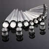 Acrylic Hiphop Geometric Ear Expander Earrings Piercing Jewelry Set