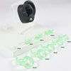 Acrylic Hollow Ear Expander Hip Hop Style Waist Drum Pattern Piercing Auricle Earrings