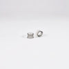 Acrylic Hollow Ear Expander Hip Hop Style Waist Drum Pattern Piercing Auricle Earrings