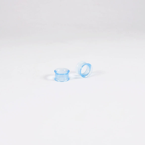 Acrylic Hollow Ear Expander Hip Hop Style Waist Drum Pattern Piercing Auricle Earrings