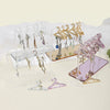 Acrylic Jewelry Stand Props Storage Rack With Human Shape For Highend Earrings And Silver Jewelry