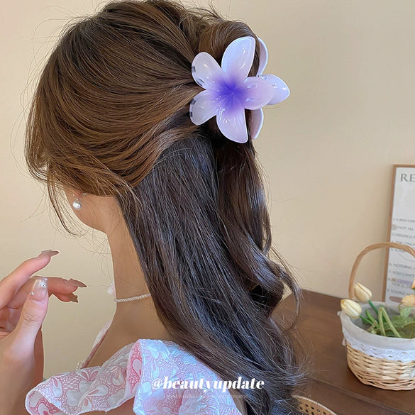 Acrylic Lily Flower Handmade Sweet Fresh Fashion Hairpin For Women