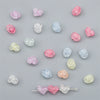 Acrylic Loose Beads For Jewelry Accessories Handmade Cartoon Style Peach Heart Shape