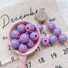 Acrylic Loose Beads Heart Star Shaped Colorful Striped Diy Handmade Mobile Phone Chain Accessories