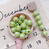 Acrylic Loose Beads Heart Star Shaped Colorful Striped Diy Handmade Mobile Phone Chain Accessories