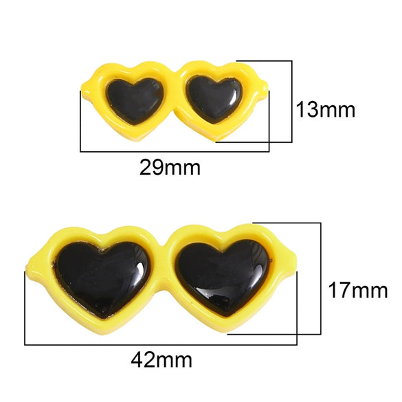 Acrylic Love Round Jewelry Accessories Handmade Diy Earrings Bracelet Pendant