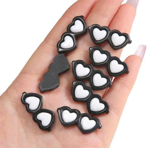Acrylic Love Round Jewelry Accessories Handmade Diy Earrings Bracelet Pendant