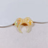Acrylic Macaron Straight Hole Bow Headband Beaded Loose Beads Resin Accessories Spacer Beads Mobile Phone Chain