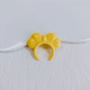 Acrylic Macaron Straight Hole Bow Headband Beaded Loose Beads Resin Accessories Spacer Beads Mobile Phone Chain