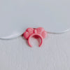 Acrylic Macaron Straight Hole Bow Headband Beaded Loose Beads Resin Accessories Spacer Beads Mobile Phone Chain