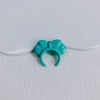 Acrylic Macaron Straight Hole Bow Headband Beaded Loose Beads Resin Accessories Spacer Beads Mobile Phone Chain