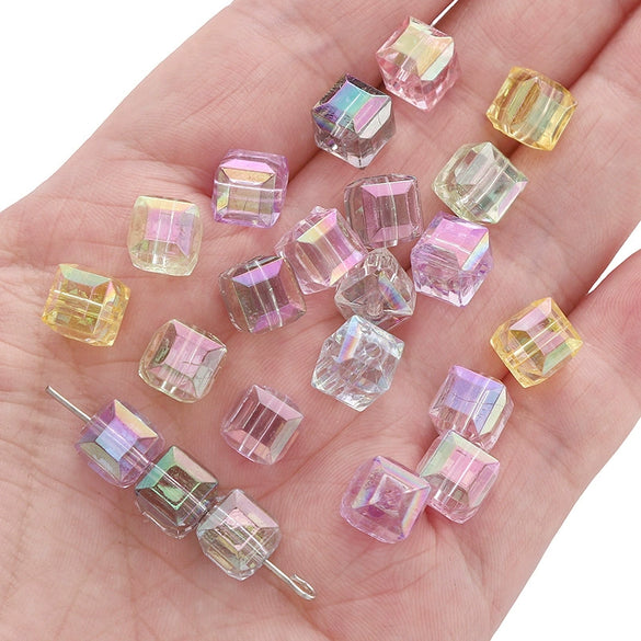 Acrylic Magic Square Beads For Diy Handmade Bracelet Necklace Accessories