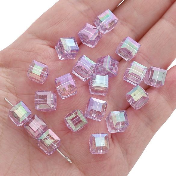Acrylic Magic Square Beads For Diy Handmade Bracelet Necklace Accessories