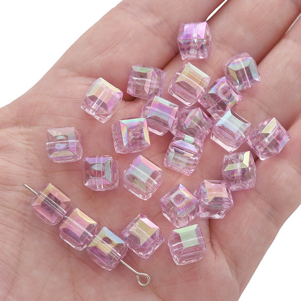Acrylic Magic Square Beads For Diy Handmade Bracelet Necklace Accessories
