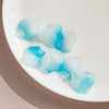 Acrylic Petal Flower Frosted Gradient Diy Earrings And Hairpin Accessories