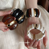 Acrylic Rectangular Beaded Braided Handmade Retro Geometric Bracelet