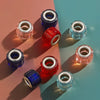 Acrylic Resin Color Transparent Diamond Cylindrical Large Hole Beads Bracelet Necklace Loose Beads