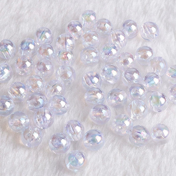 Acrylic Round Beads Handmade Diy Earrings And Bracelet Loose Bead Accessories