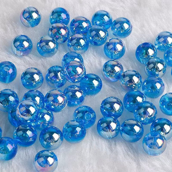 Acrylic Round Beads Handmade Diy Earrings And Bracelet Loose Bead Accessories