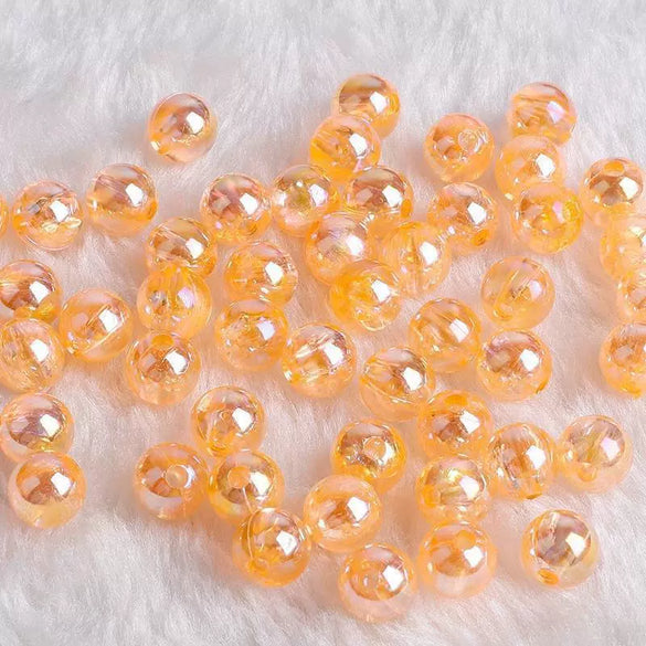 Acrylic Round Beads Handmade Diy Earrings And Bracelet Loose Bead Accessories