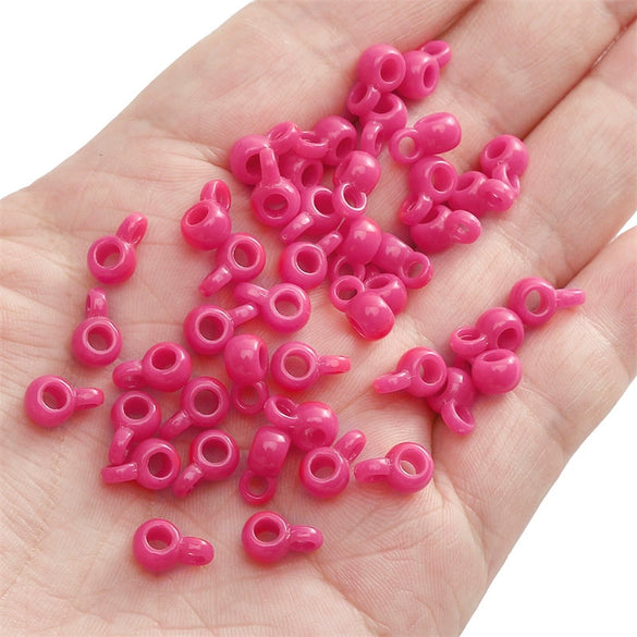 Acrylic Round Beads Handmade Jewelry Material For Earrings And Necklace