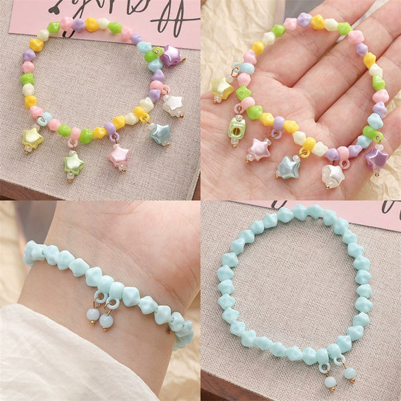 Acrylic Round Beads Handmade Jewelry Material For Earrings And Necklace