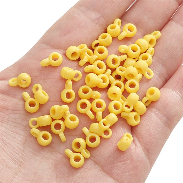 Acrylic Round Beads Handmade Jewelry Material For Earrings And Necklace