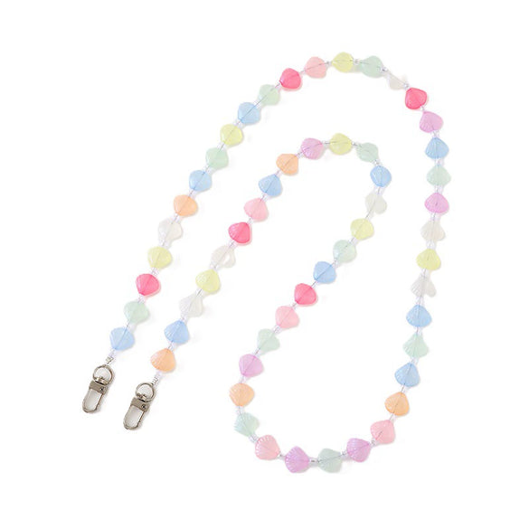 Acrylic Shell Crossbody Chain Bag Hanging Accessories Mobile Phone Case Keychain Pendant Semimanual