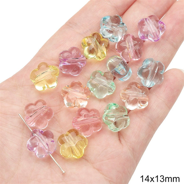 Acrylic Simple Style Fivepointed Star And Round Beads Diy Hair Ornament Accessories