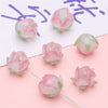 Acrylic Simple Style Handmade Peach Blossom Pendant Beaded Jewelry Accessories Bracelet Necklace