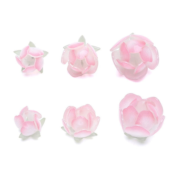 Acrylic Simple Style Handmade Peach Blossom Pendant Beaded Jewelry Accessories Bracelet Necklace