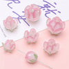 Acrylic Simple Style Handmade Peach Blossom Pendant Beaded Jewelry Accessories Bracelet Necklace