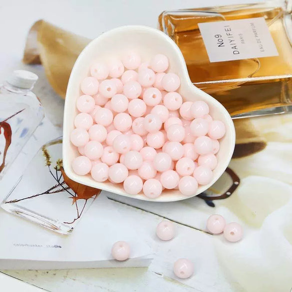 Acrylic Solid Beads Handmade Mobile Phone Chain Necklace Accessories