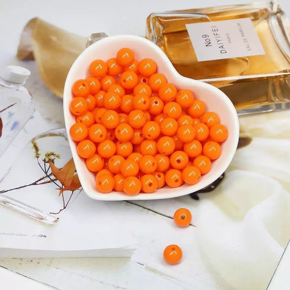 Acrylic Solid Beads Handmade Mobile Phone Chain Necklace Accessories