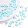 Acrylic Solid Color Fivepointed Star Beads Jewelry Material For Diy Bracelet And Necklace