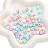Acrylic Solid Color Square Loose Beads For Handmade Diy Bracelet And Mobile Phone Chain Accessories