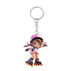 Acrylic Sports Cartoon Characters Basketball Football Theme Keychain 2D Doublesided Printing