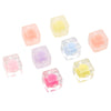 Acrylic Square Beads For Handmade Bracelet And Necklace Accessories Sweet Style Geometric Pattern