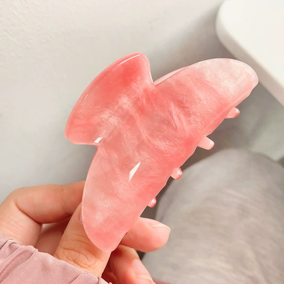 Acrylic Square Semiround Handmade Sweet Fashion Women's Hair Shark Clip Accessories