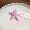 Acrylic Starfish Duck Bill Clip Handmade Women's Hair Accessories