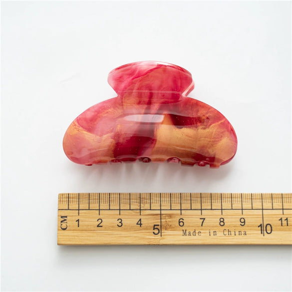 Acrylic Starry Sky Shark Clip Women's Casual Style Ponytail Headwear With Seiko Craft