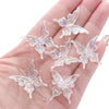 Acrylic Transparent Twocolor Gradient Butterfly Handmade Necklace Pendant Material Accessories