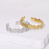 Adjustable Butterfly Personality Niche Design Sense Joker Stainless Steel Bracelet With Electroplating Treatment