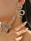 Adjustable Snake Design Alloy Bracelet With Electroplating For Men And Women