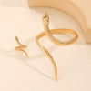Adjustable Snake Design Alloy Bracelet With Electroplating For Men And Women