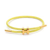Adjustable Stainless Steel Wire Rope Bracelet With 3D Hard Gold Electroplated Letters Numbers Text Pattern Waterproof Titanium Steel