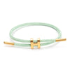Adjustable Stainless Steel Wire Rope Bracelet With 3D Hard Gold Electroplated Letters Numbers Text Pattern Waterproof Titanium Steel