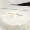 Adjustable Sterling Silver Lightning Ring Retro Minimalist Electroplated Open Band Jewelry For Women And Unisex Wear